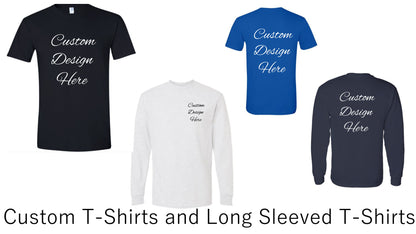Custom Design T-shirts and Long-Sleeved T-Shirts
