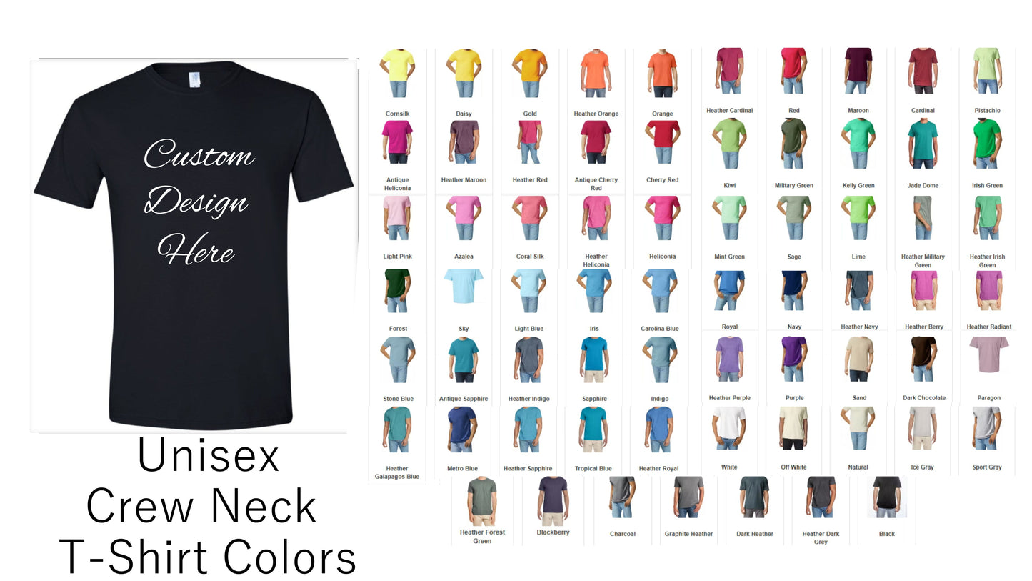 Custom Design T-shirts and Long-Sleeved T-Shirts