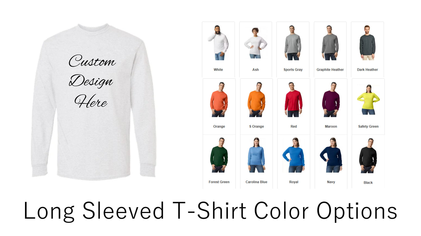 Custom Design T-shirts and Long-Sleeved T-Shirts